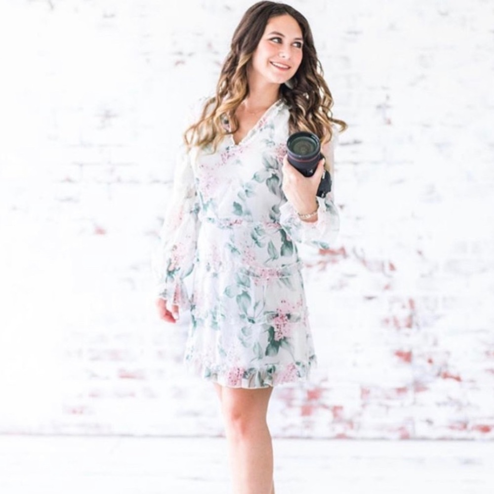 Little White Floral Dress